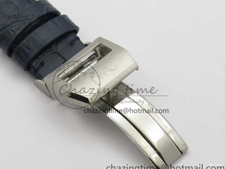 MIROTIME 0116 Supportive Big Pilot IW501008 “Boutique London” SS ZF Best Edition Blue Dial on Blue Leather Strap A 7106